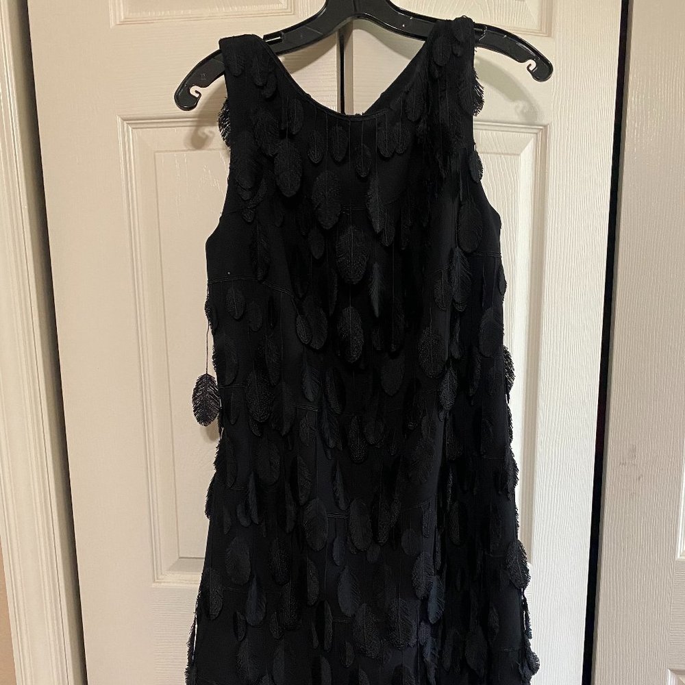 Catherine Regehr Frill Black Dress